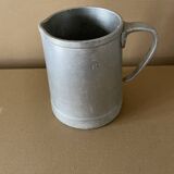 Old aluminum pitcher