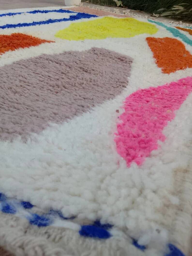 Tapis marocain en laine fait main