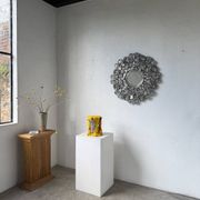 Miroir mexicain vintage en métal