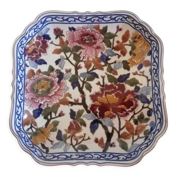 Gien peony dish hand painted