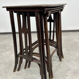 Nest tables Secession No. 958 by Siegel or Kolo Moser, produced by J&J Kohn.
