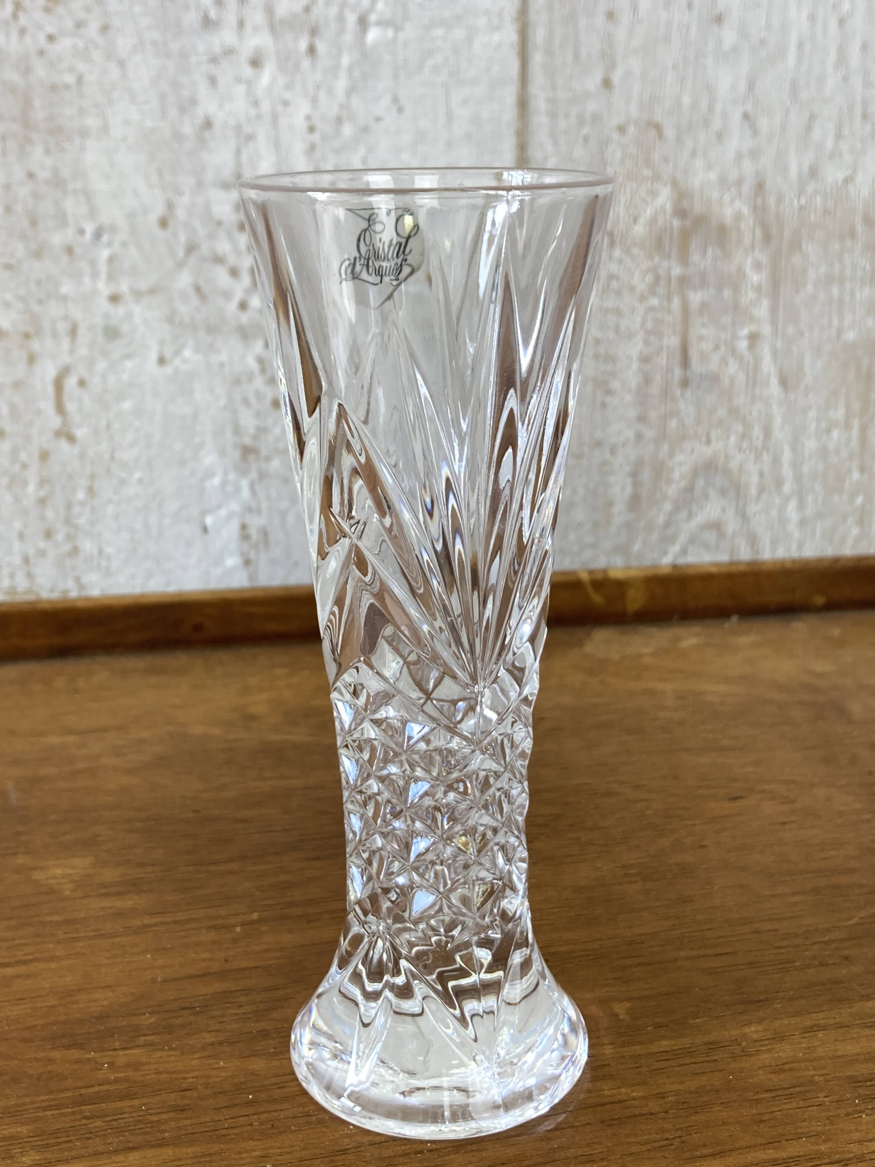 Arques crystal vase