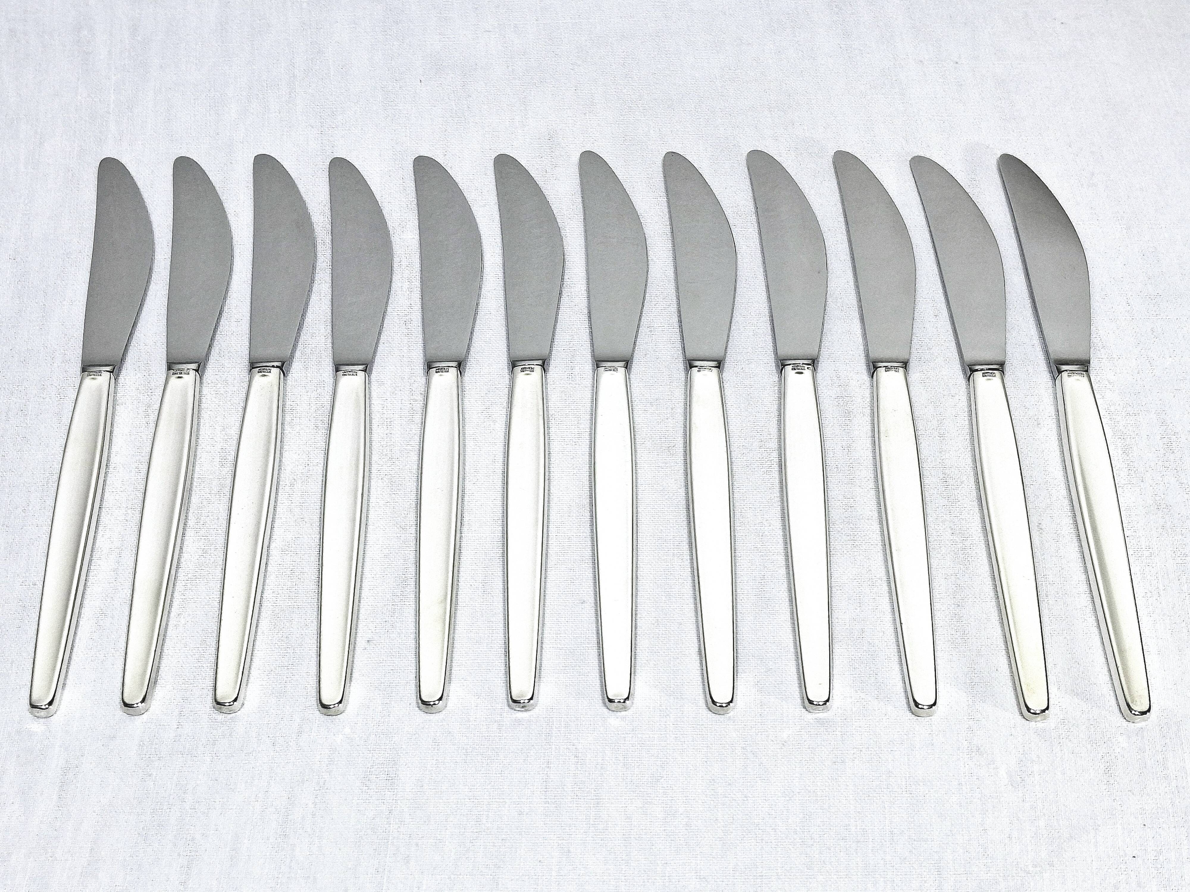 Georg jensen cutlery - cypress model - 133 pieces, sterling silver