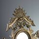 Antique table mirror in bronze, Italy, 19th-20th century