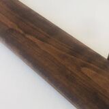 Vintage wall shelf, hanging, metal and wood