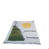 Handmade wool Berber rug 150 X 100 CM