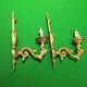 Paire d’appliques en bronze