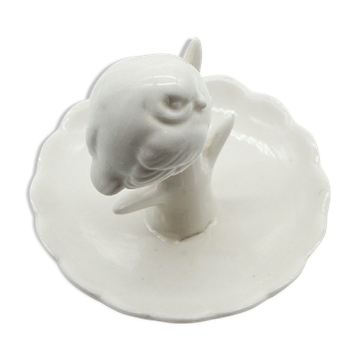 Bird ceramic baguier