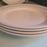 60's flat and dessert plate set