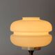 Space Age table lamp in metal and glass by Napako, Czechoslovakia, 1970s