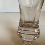 3 thick heavy bubble glasses