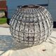 Lustre rond a pampilles verre