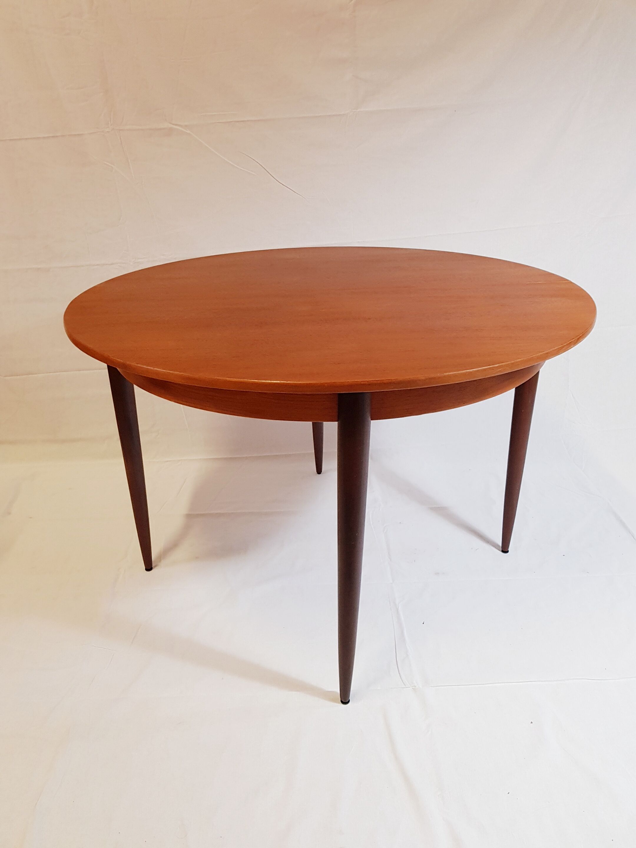 Danish teak dining table with extension cords 1960