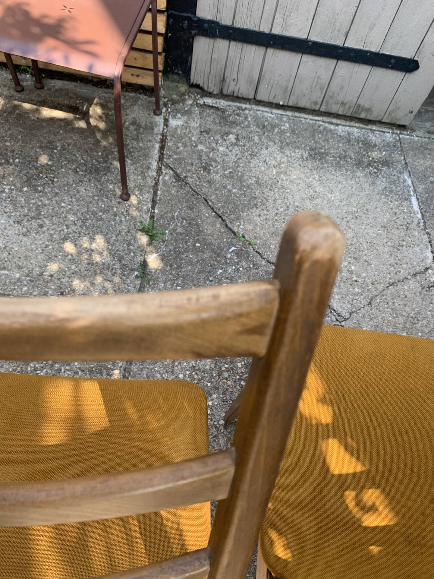 Pair of Vintage Scandinavian "Ladderback" Chairs (1960) - To Restore