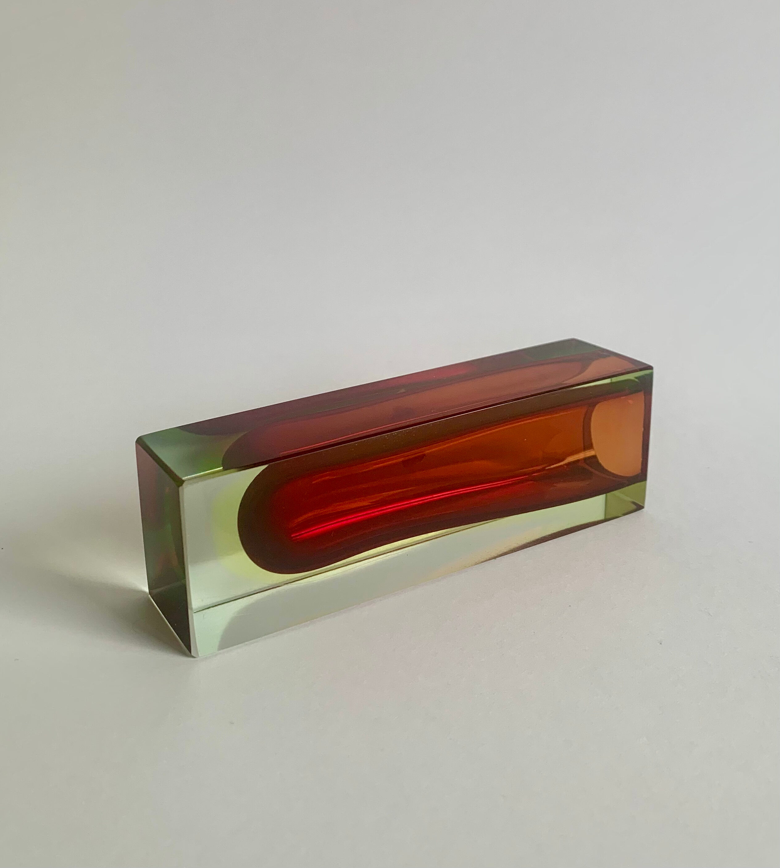 Vase by F. Poli for Murano, Italy, 1970s