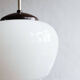 Czechoslovak bakelite hanging school lamp, 1960s