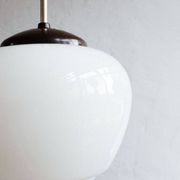 Czechoslovak bakelite hanging school lamp, 1960s