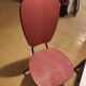 Formica table and coloured chairs