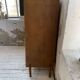 Meuble de rangement secrétaire chêne années 60