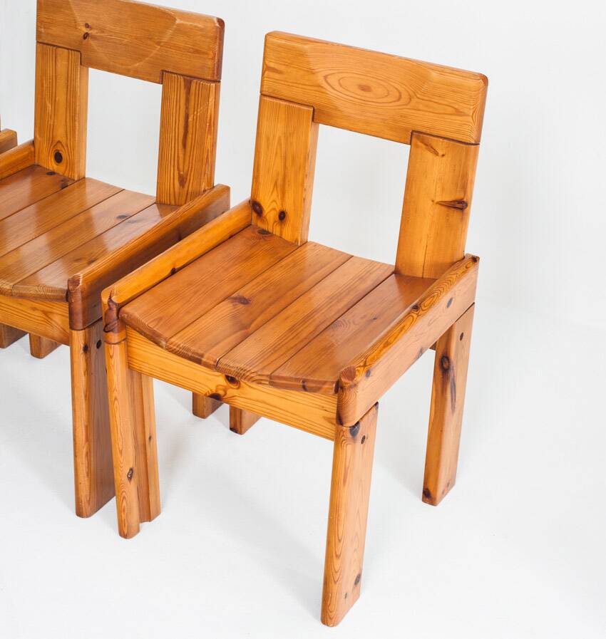 Vintage table and chairs designed by Silvio Coppola for Fratelli Montina.