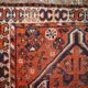 Tapis Antique Shiraz en Laine, Début du XXe Siècle, Élégance Historique