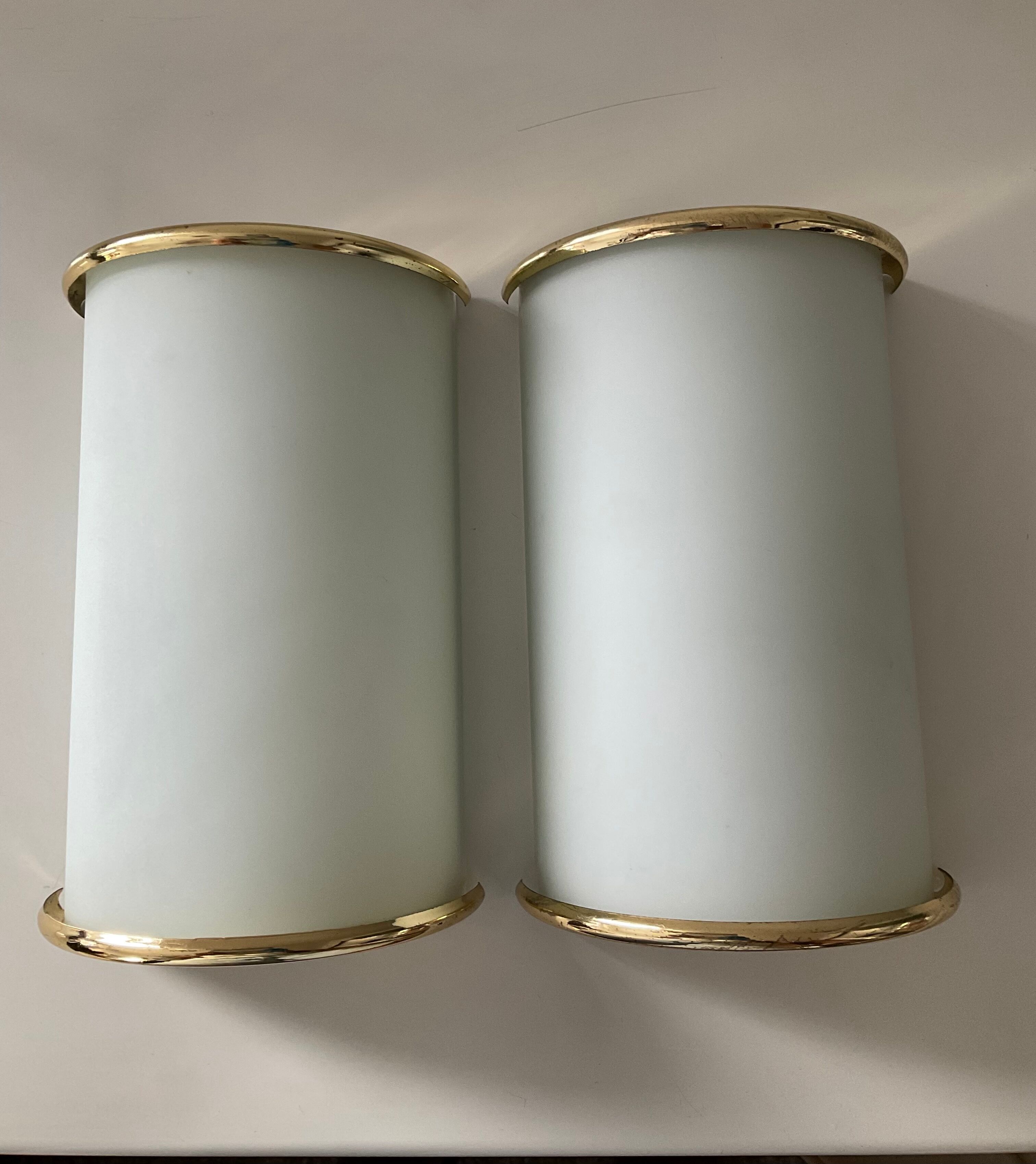 Paire d’appliques Hollywood Regency des années 70