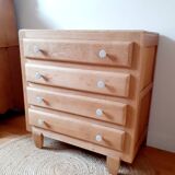 Commode chêne massif fifties