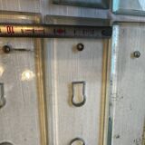 11 bevelled glass cleanliness plaques + 4 Art Deco glass plaques