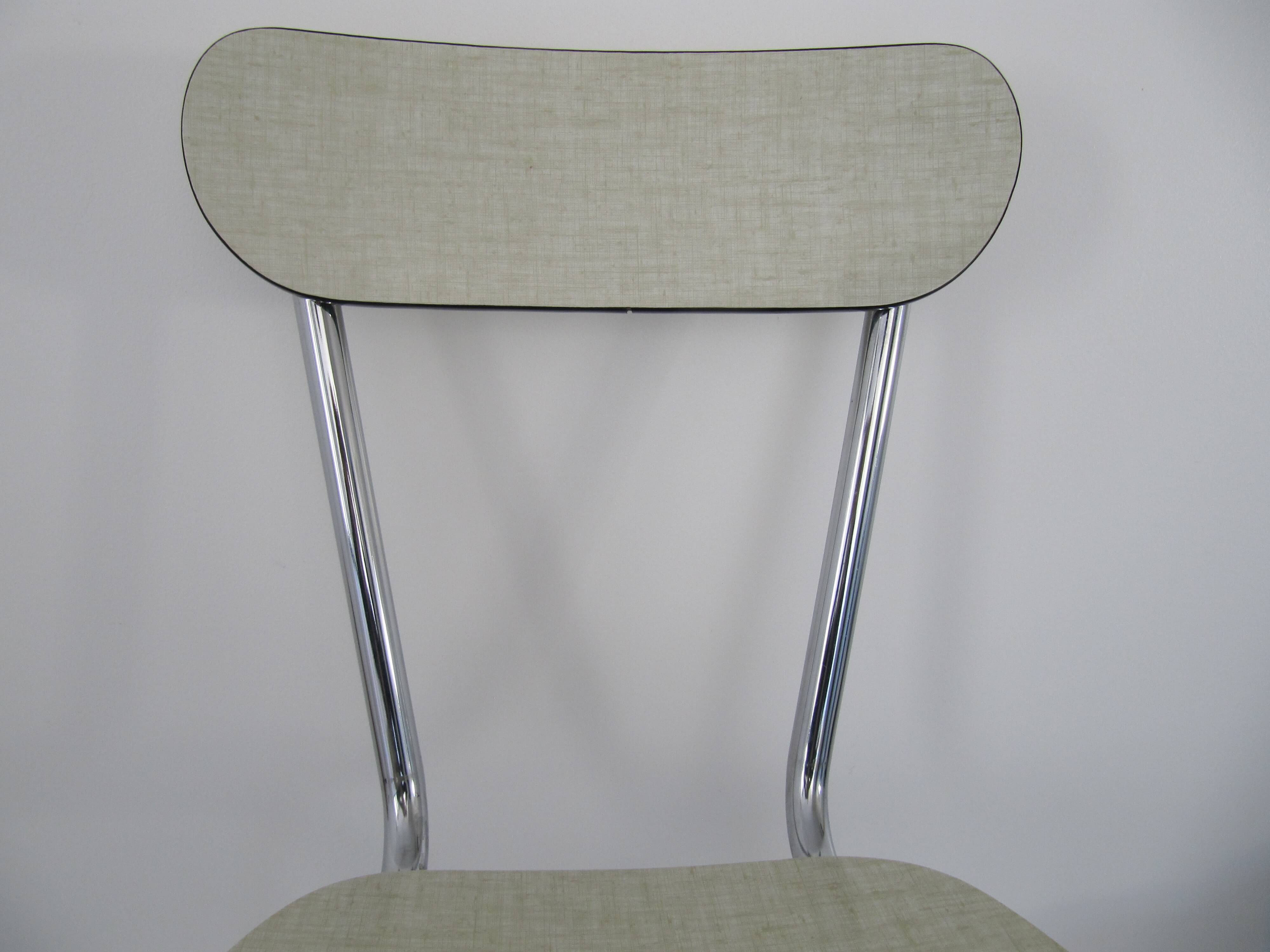 Mint green formica Chair