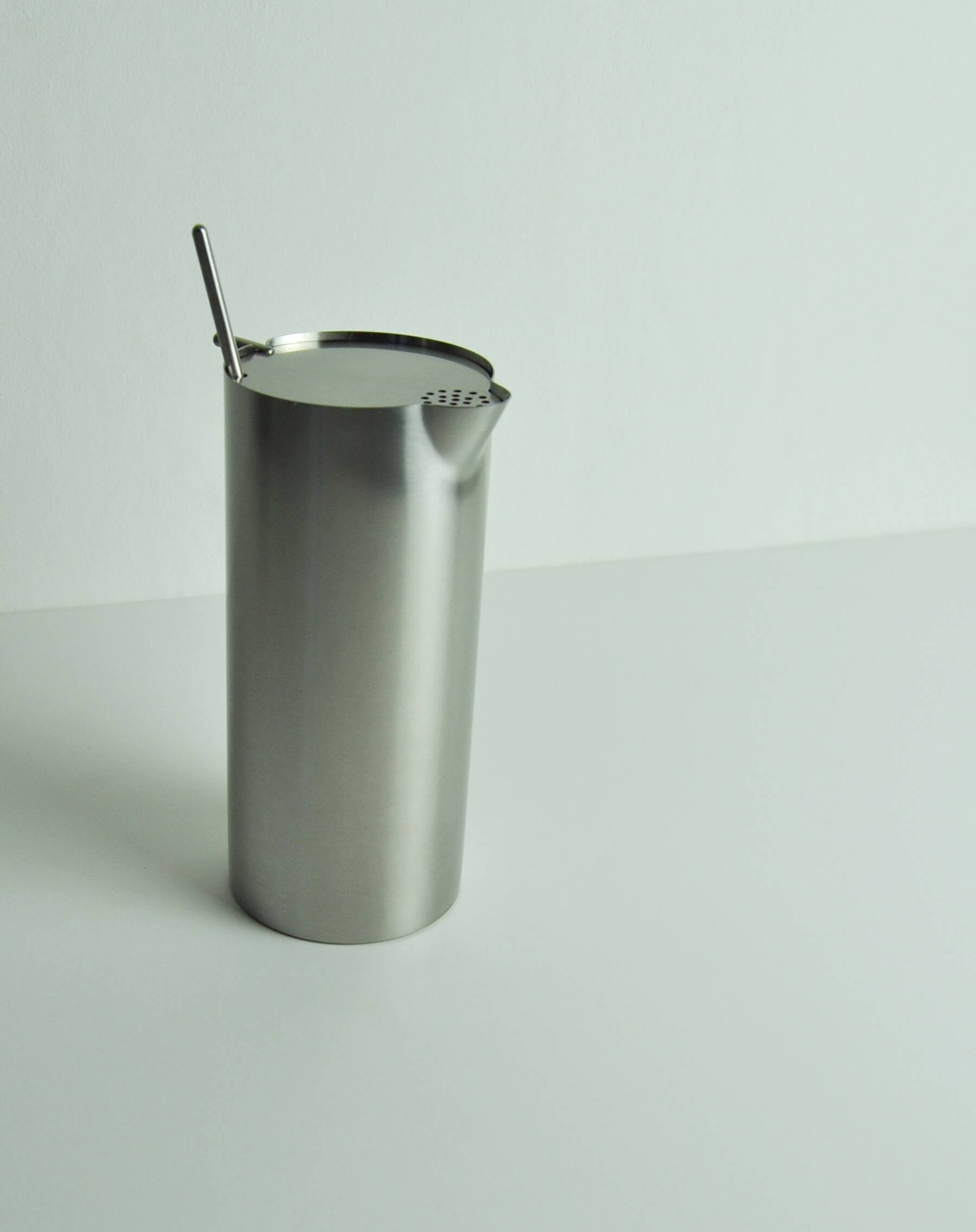 Stelton Cylinda-line Stainless Steel Martini Mixer by Arne Jacobsen, 1960s