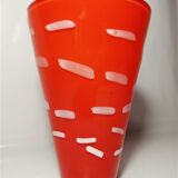 Vintage opaline glass vase italia1970