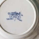 Set of 3 plates old blue motifs model Cerus