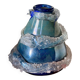 Glass paste vase