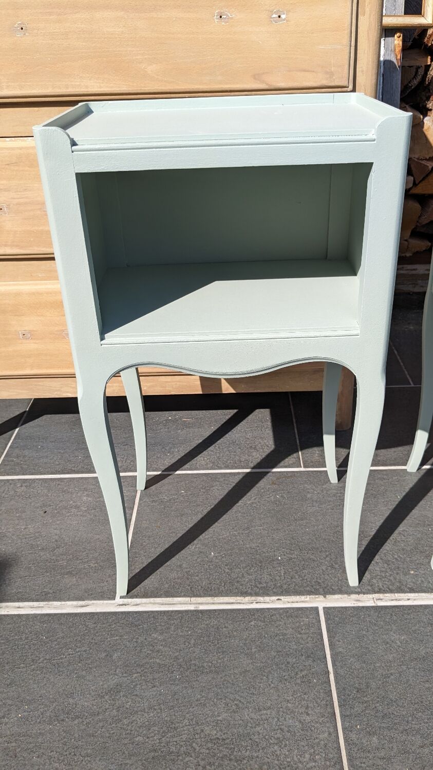 Pair of Louis XV style bedside tables