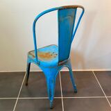 Authentic metal chair tolix by Xavier Pauchard vintage industrial 1950 n3
