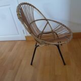Rattan armchair