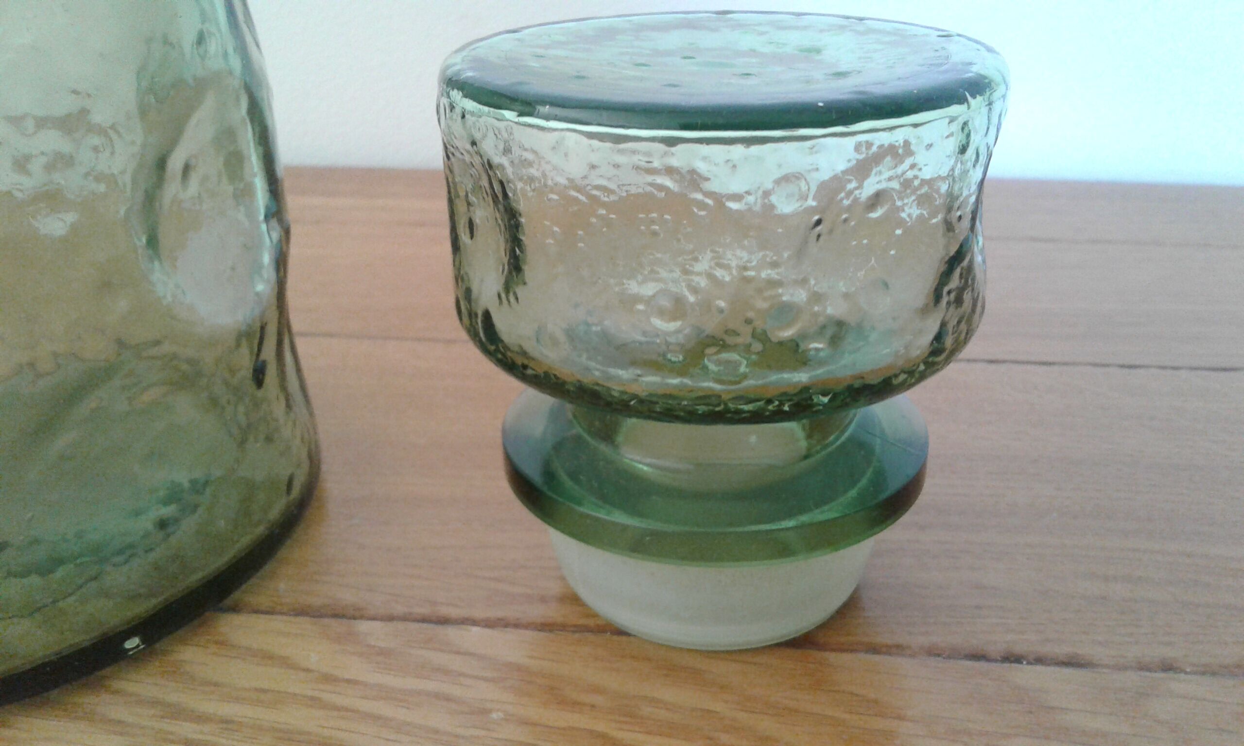 Bottle Bubble Glass. Vintage