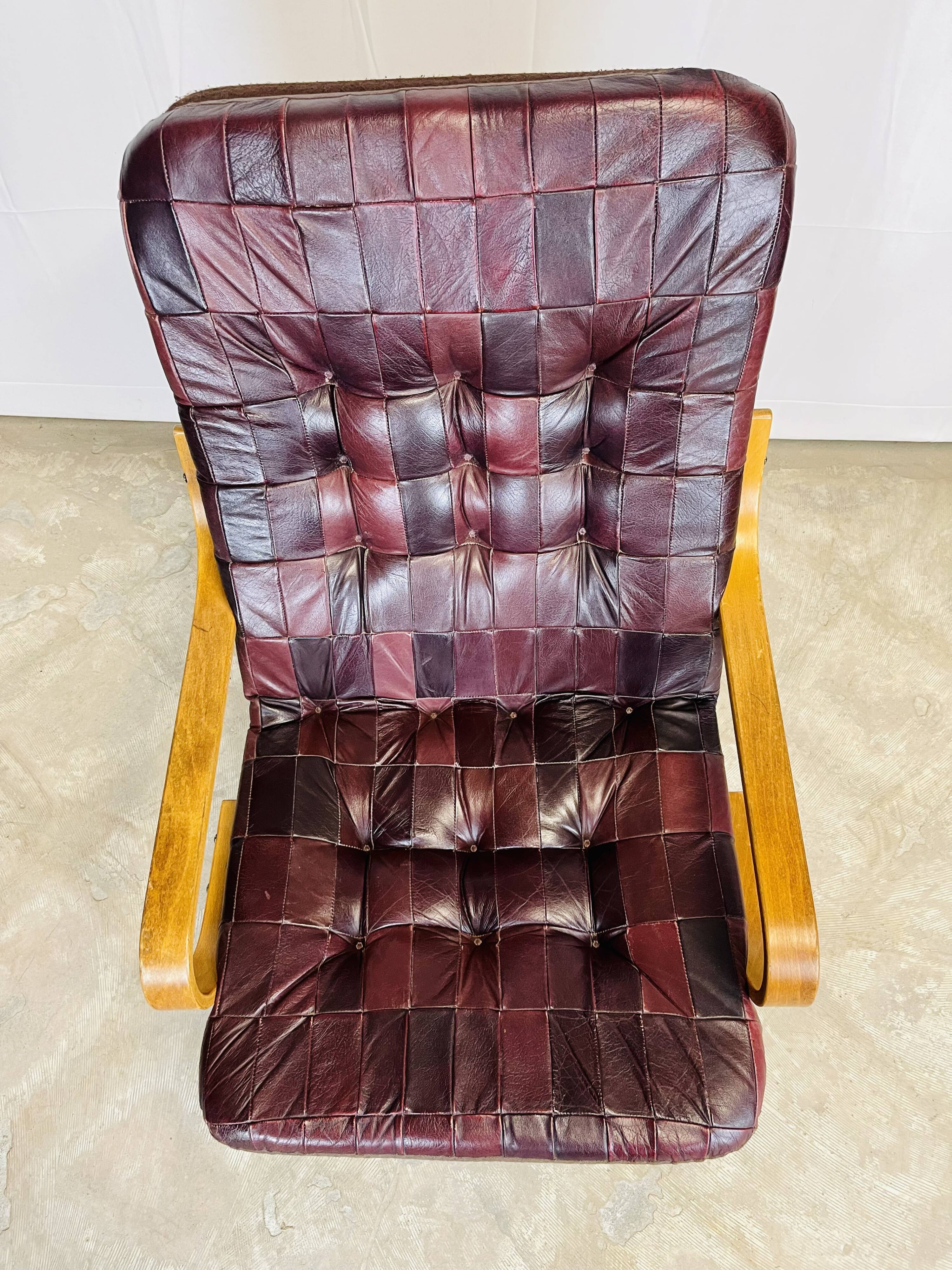 Vintage leather armchair