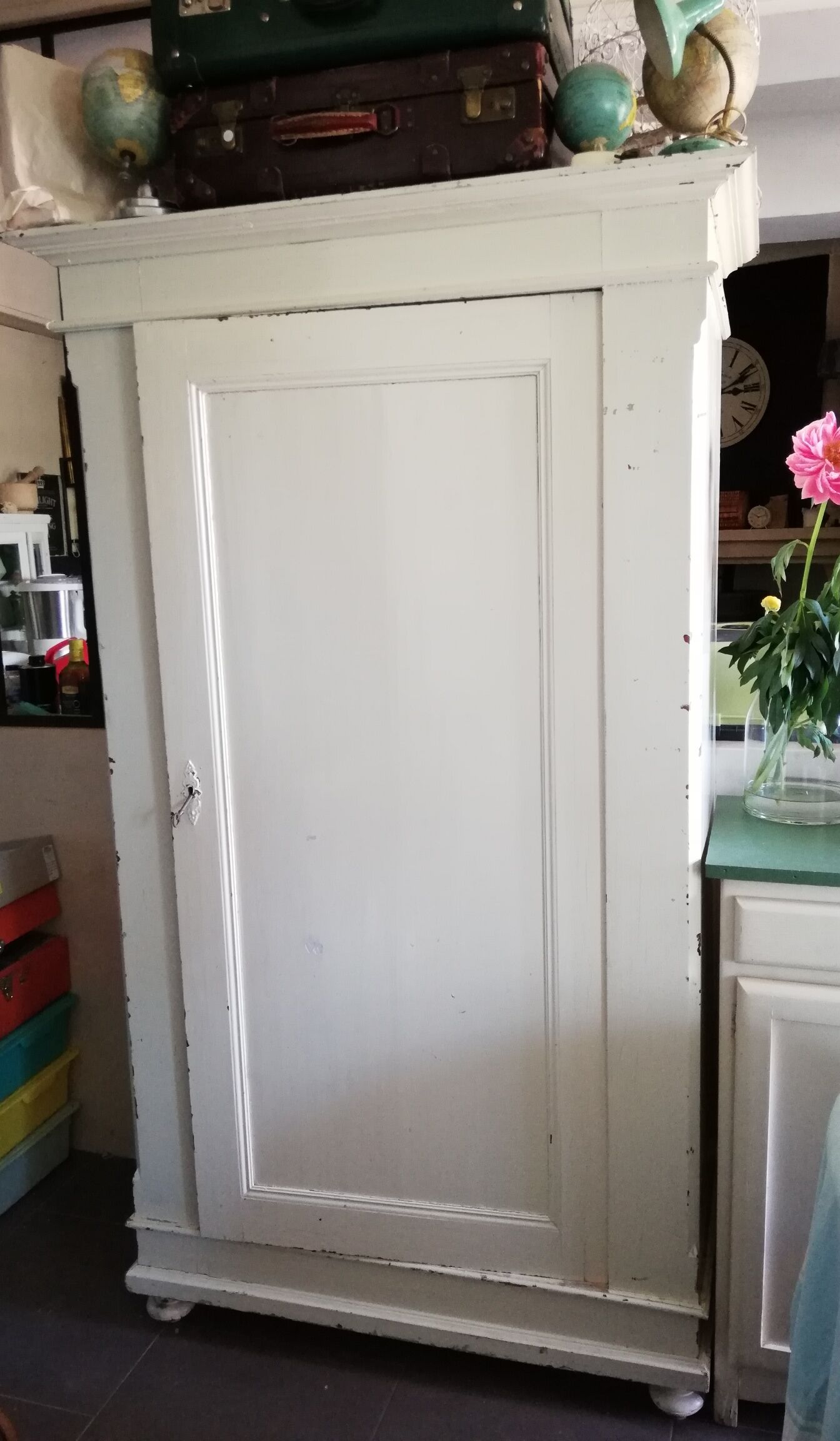 Armoire wardrobe closet shabby old