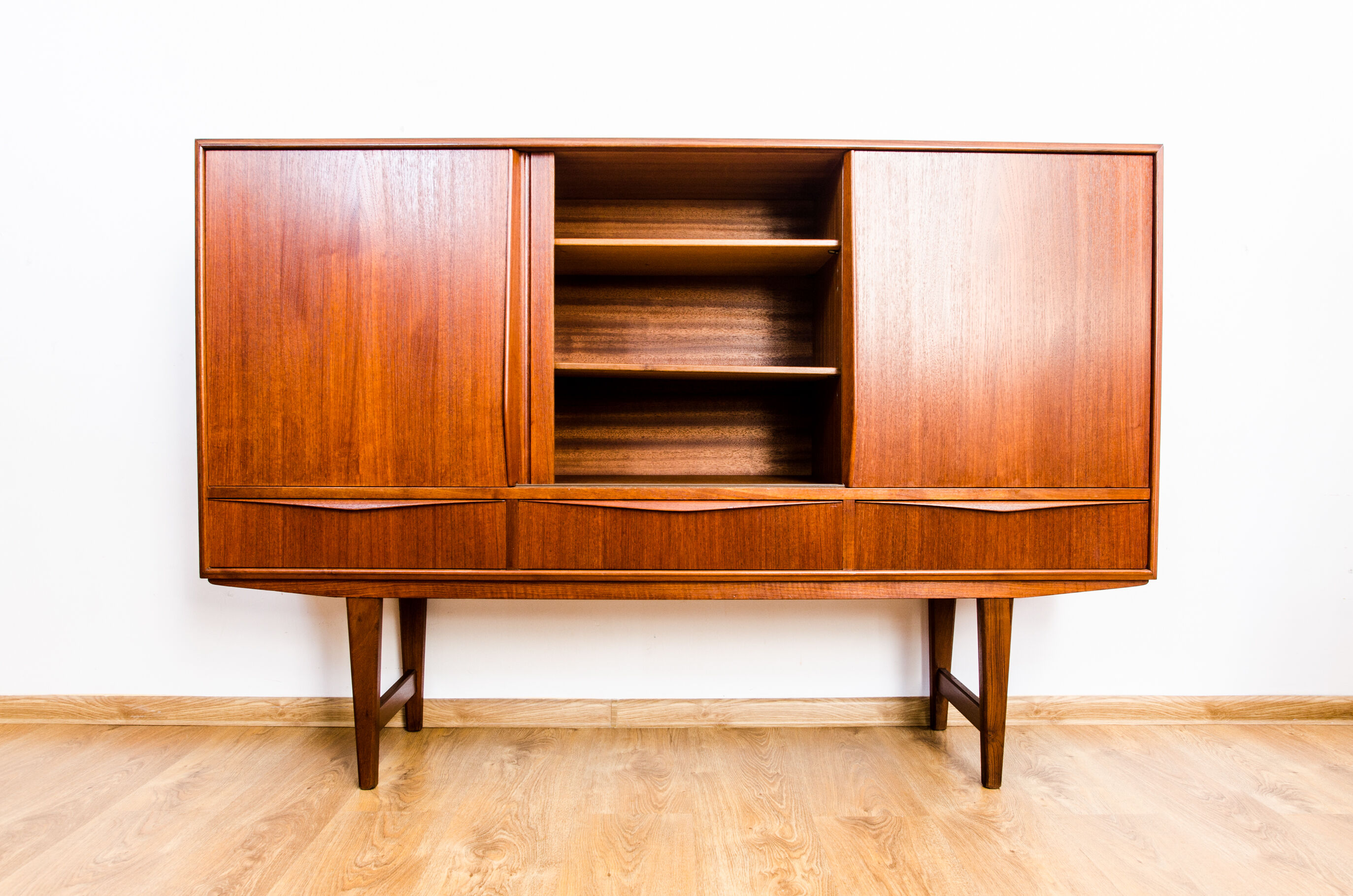 Highboard by E. W. Bach for Sejling Skabe, 1957