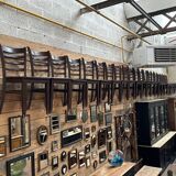 Set of 107 bistro chairs