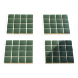 Coasters - Glass enamels - Coasters - Mosaic - Handmade - Set of 4