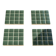 Coasters - Glass enamels - Coasters - Mosaic - Handmade - Set of 4