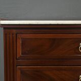 Small Mahogany Chest of Drawers, Louis XVI Style – Part 2 of the 19th Century