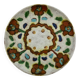 Flowered plate signed