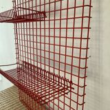 Binetta Seccose wall grid shelf in the style of the 70s-80s.