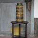 Ceramic vase West Germany, flower pot, interior decoration.