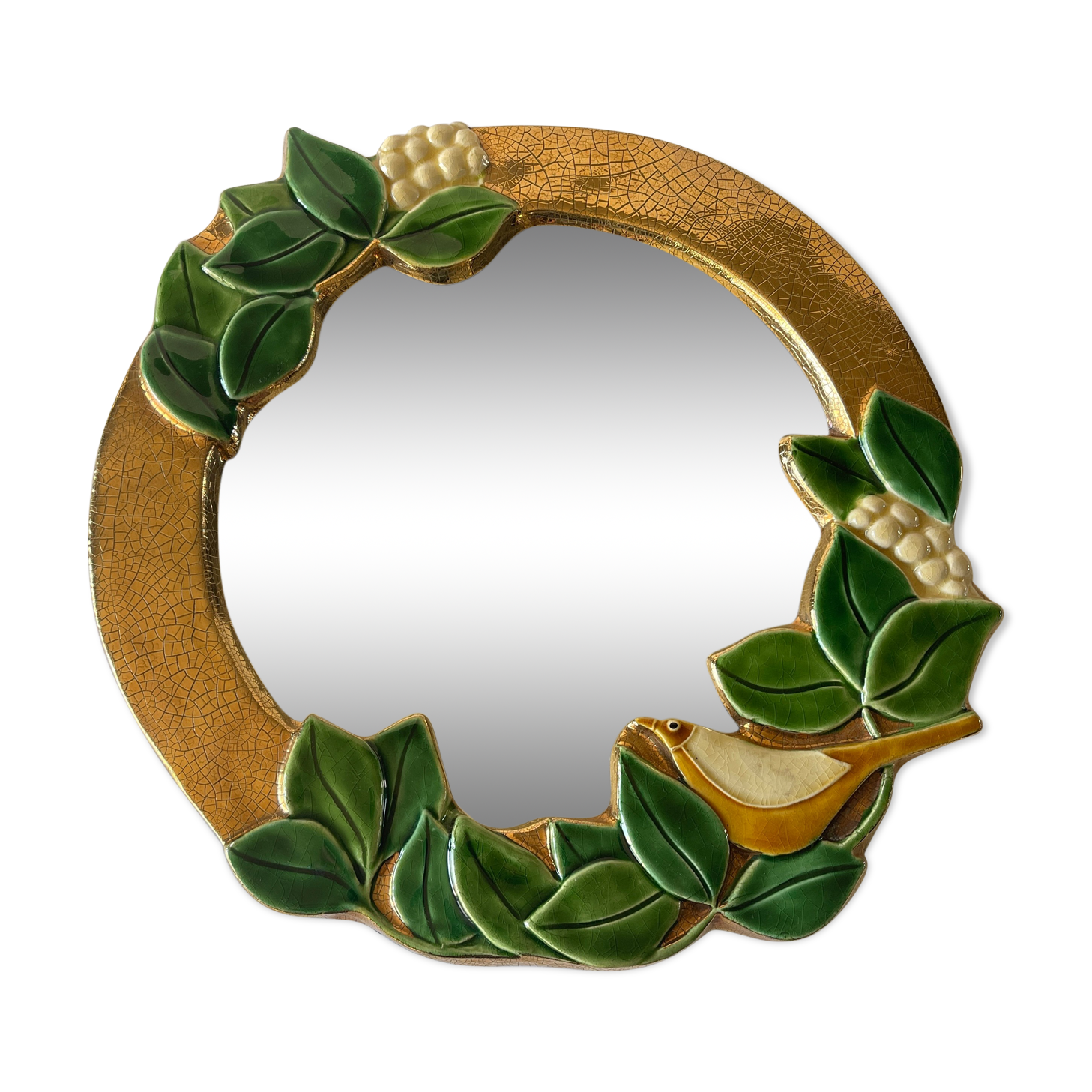 Miroir en céramique de Mithé Espelt