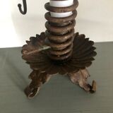 Ancient metal candlestick