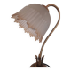 Art deco globe tulip glass lamp